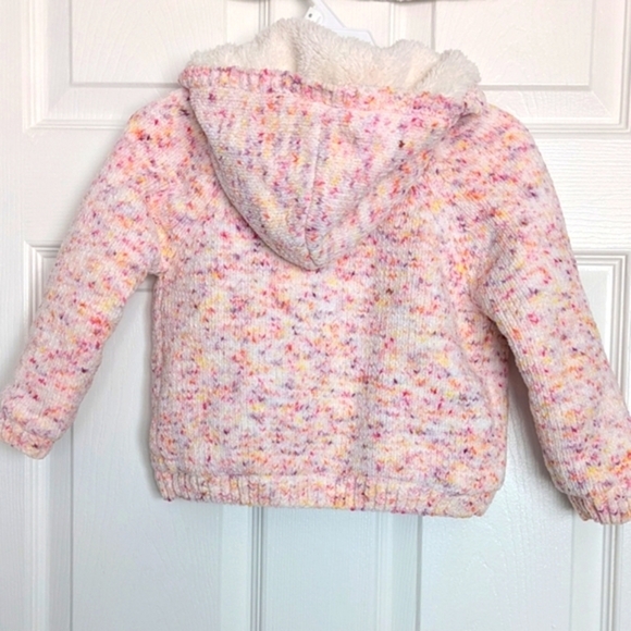 Comfy Cozy Baby (18-24Months) Hooded Button-Close Lined Sweater/Jacket - Picture 6 of 14